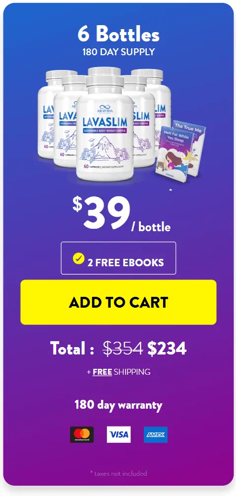  LavaSlim 6 bottle price